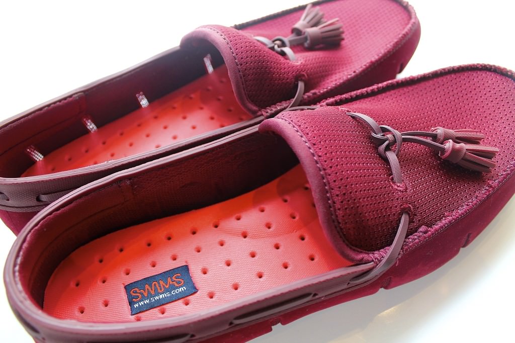 red Swims loafers