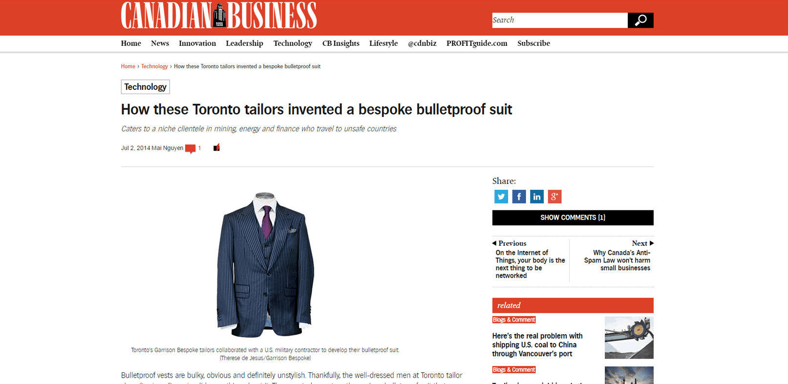 Canadian business 16
