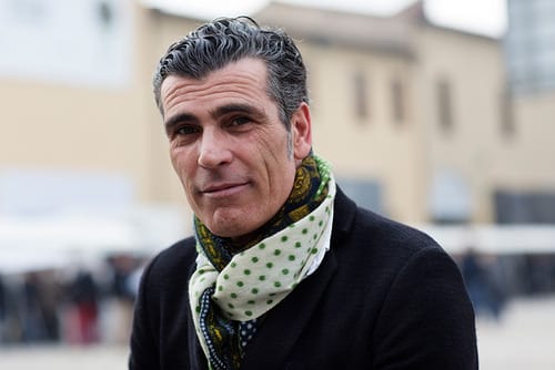 Statement scarf for men