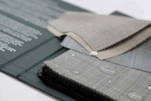 custom waterproof suit fabric at garrison bespoke