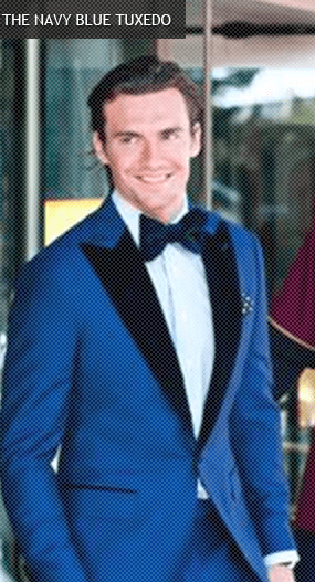 blue tux