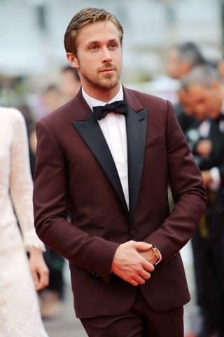 Claret suit for men