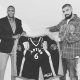 Garrison and Drake with Toronto Raptors Suit