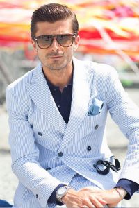 Seersucker Suit For a casual and crisp look
