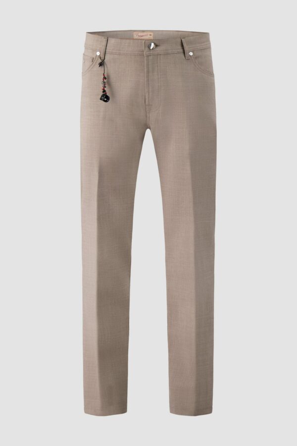 Marco Pescarolo Mediterranean Brown Wool Pants